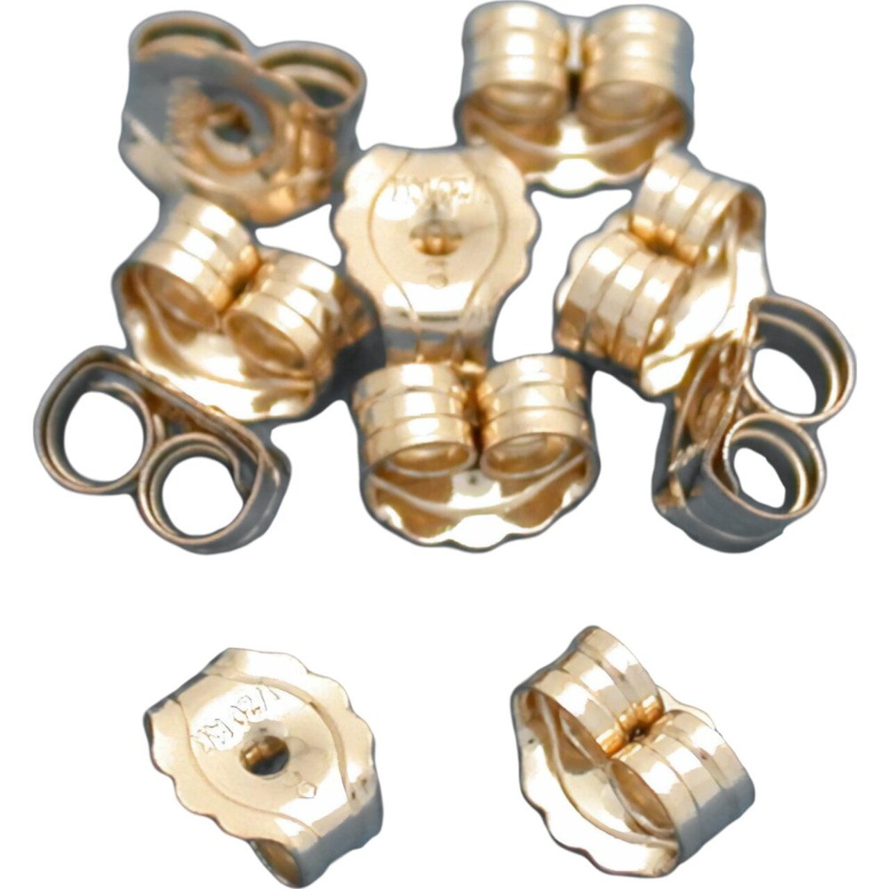 5 Pairs 14K Gold Filled Earring Backs Jewelry Ear Nuts